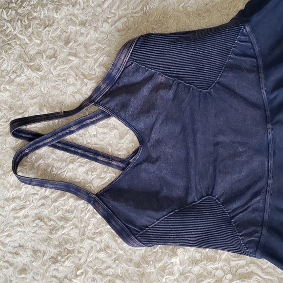 Free People Good Karma Dress Navy M/L Nwot - Picture 8 of 16